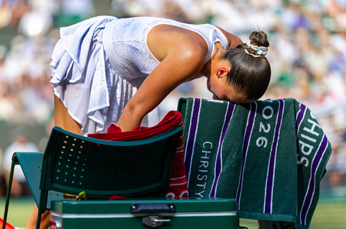 Marta Kostyuk reflects on the lessons learned from Wimbledon 2026. Source: Getty