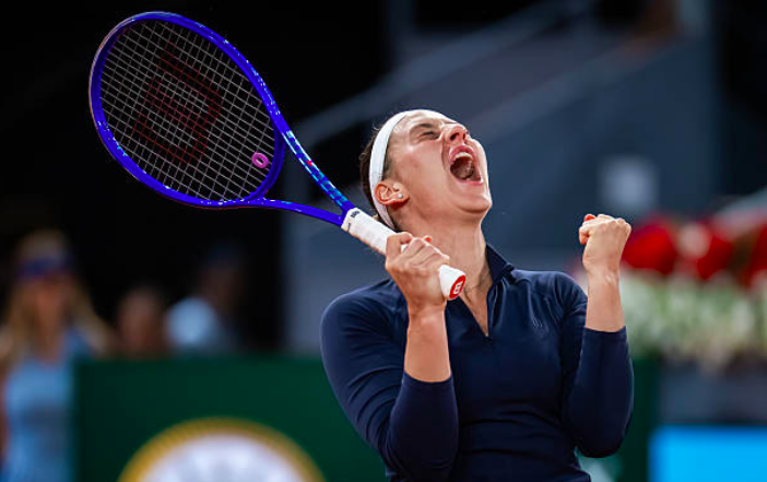 Marta Kostyuk avanza a semifinales de Madrid. Fuente: Getty
