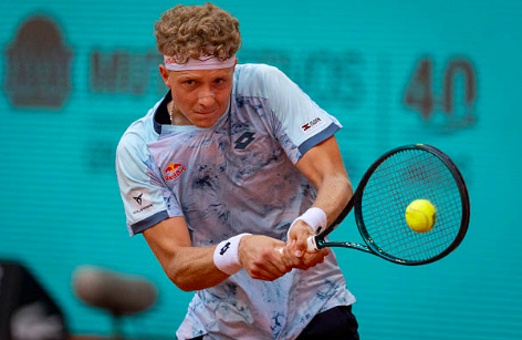 Martín Landaluce en el Mutua Madrid Open. Fuente: Getty