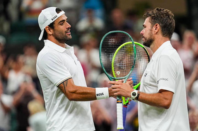 Matteo Berrettini révèle ce que Stan Wawrinka lui a dit sur le court : "Je le garderai toujours dans mon cœur"