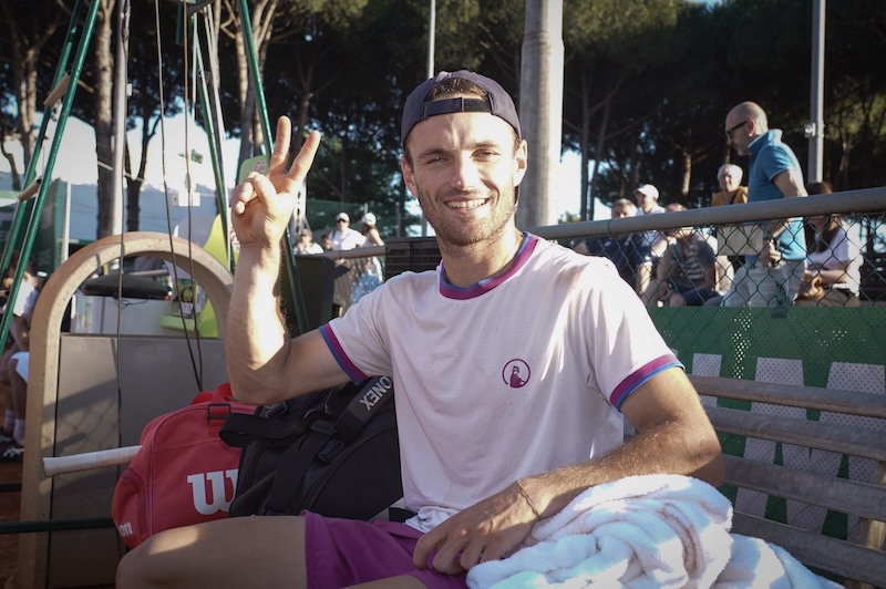 Max Alcalá explains his relationship with tennis. Source: Punto de Break