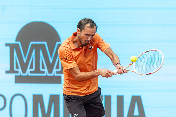 Daniil Medvedev at the 2026 Madrid Open.