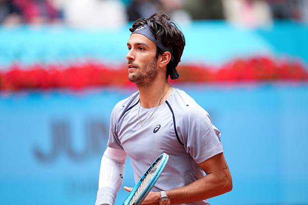 Lorenzo Musetti durante el Mutua Madrid Open 2026.