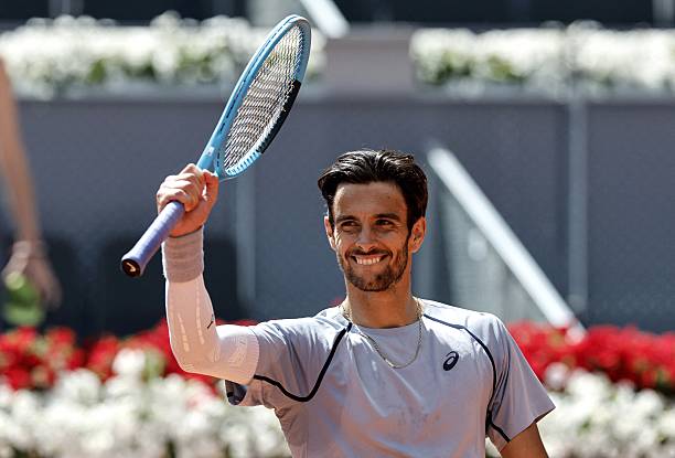 Lorenzo Musetti durante el Madrid Open 2026.
