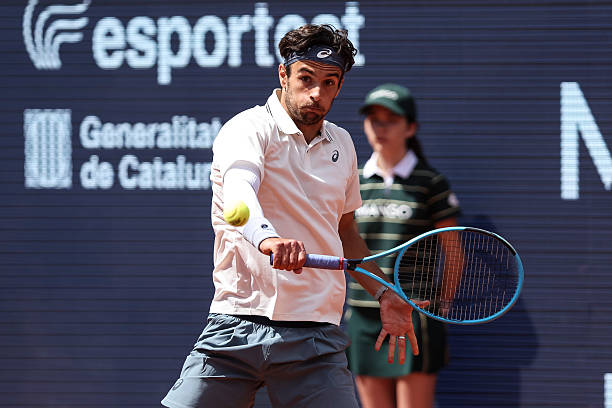 洛伦佐·穆塞蒂在2026年巴塞罗那公开赛期间。