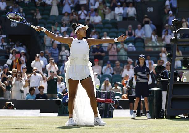 Naomi Osaka durante Wimbledon 2026.