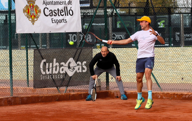 Roberto Bautista y Pepe Vendrell entrenando en Castellón. Fuente: Pepe Vendrell