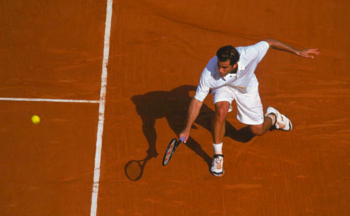 Pete Sampras en Roland Garros. Fuente: Getty