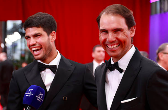 Il sogno di un duello tra Carlos Alcaraz e Roger Federer. Fonte: Getty