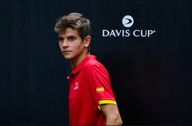 Rafa Jódar in un torneo Challenger. Fonte: Getty