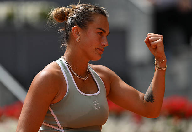 Aryna Sabalenka pendant le Mutua Madrid Open 2026.