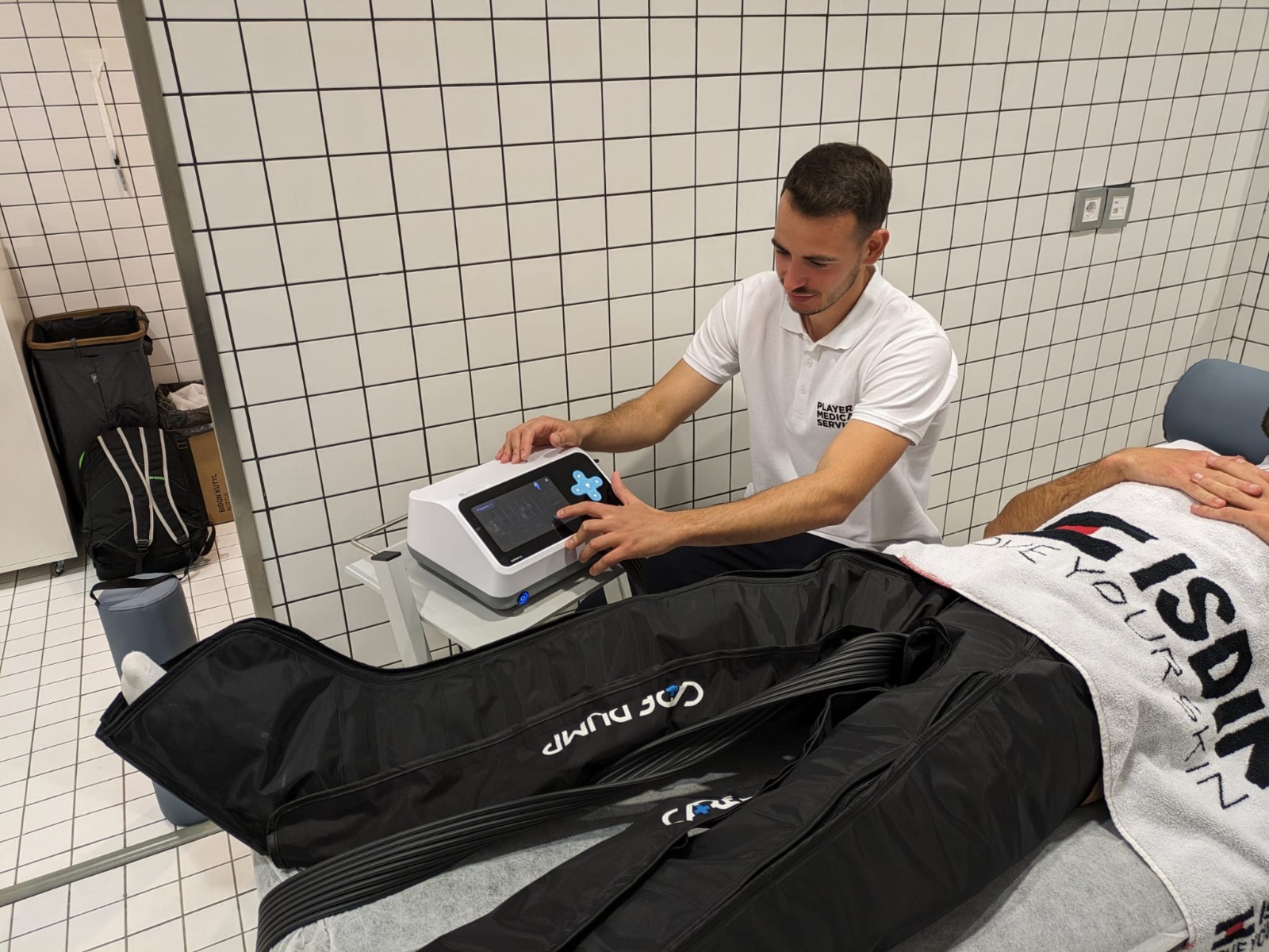 Servicios de recuperación del Mutua Madrid Open.