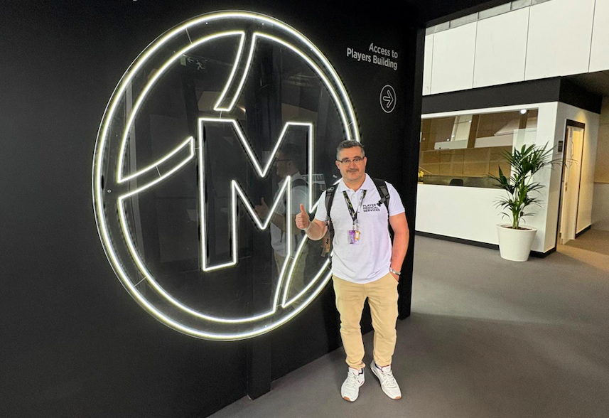 Tomás Pérez, coordinador de los servicios médicos del Mutua Madrid Open.
