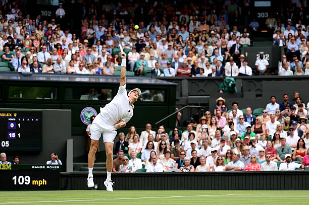 Jannik Sinner en Wimbledon 2026.