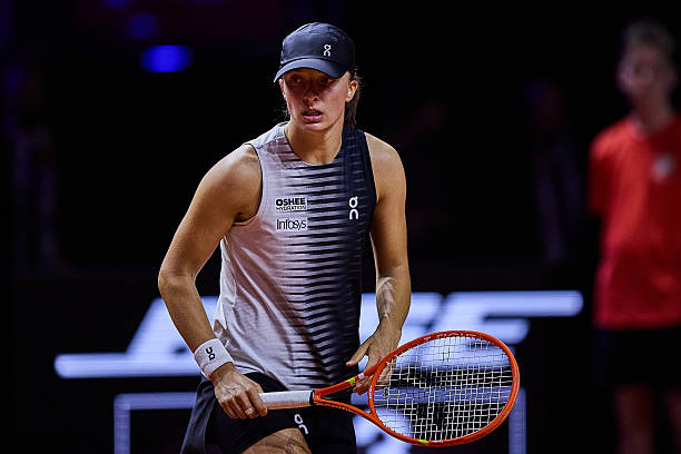 Iga Swiatek durante el WTA Stuttgart 2026.