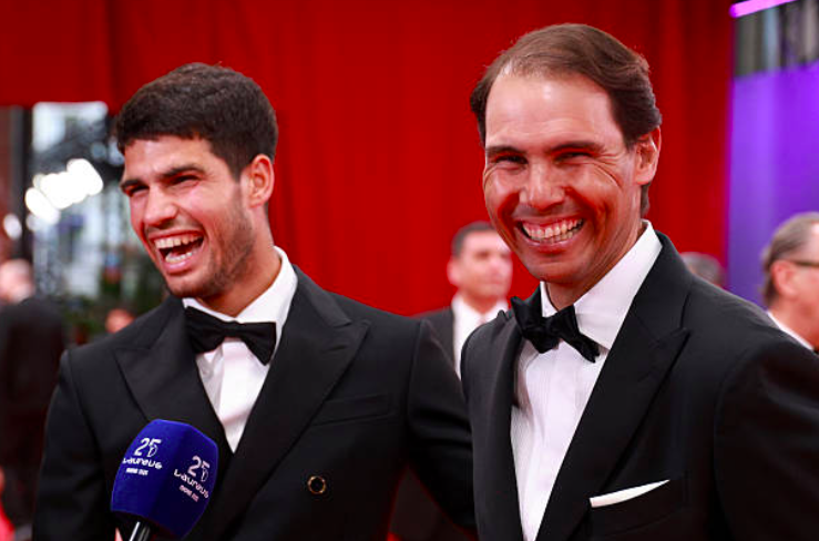 Toni Nadal compares Carlos Alcaraz and Rafael Nadal. Source: Getty