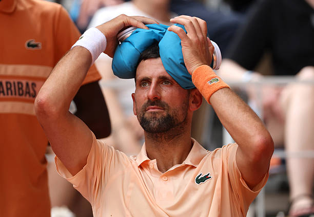 Novak Djokovic en Roland Garros 2026.