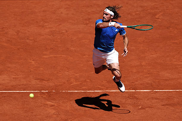 Stefanos Tsitsipas at Roland Garros 2026.