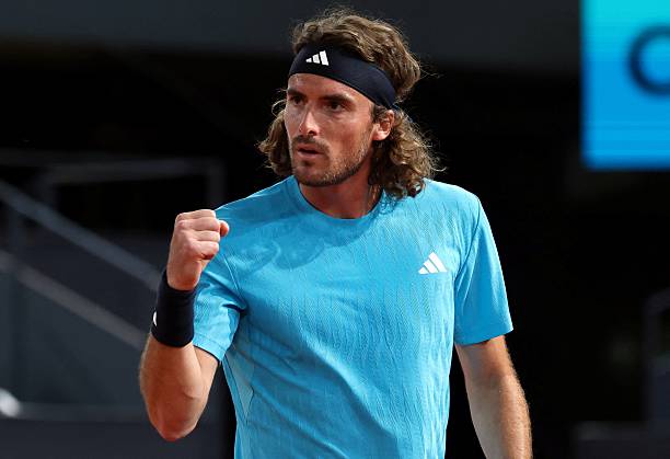 Tsitsipas durante el Madrid Open 2026.