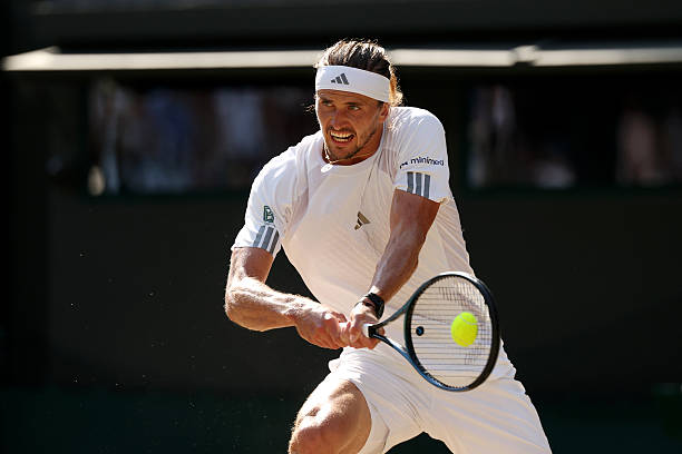 Alexander Zverev durante Wimbledon 2026.