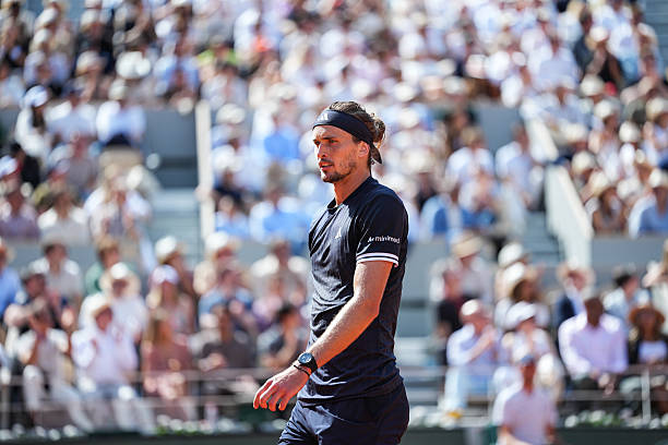 Zverev at Roland Garros 2026.