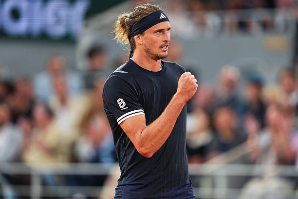Alexander Zverev en Roland Garros 2026.