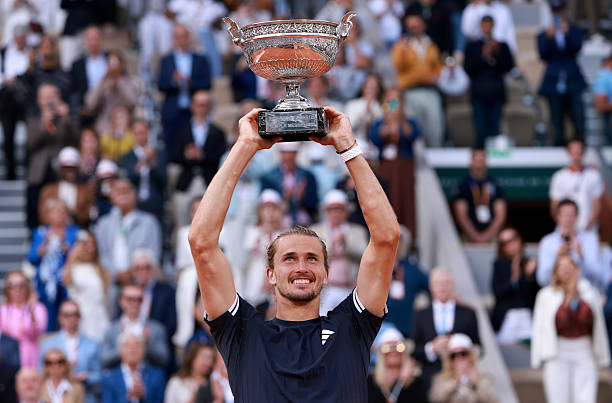 Alexander Zverev tras ganar Roland Garros.