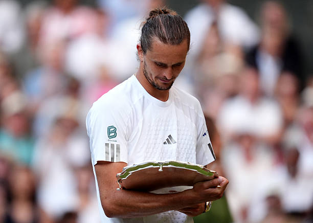 Alexander Zverev après Wimbledon 2026.