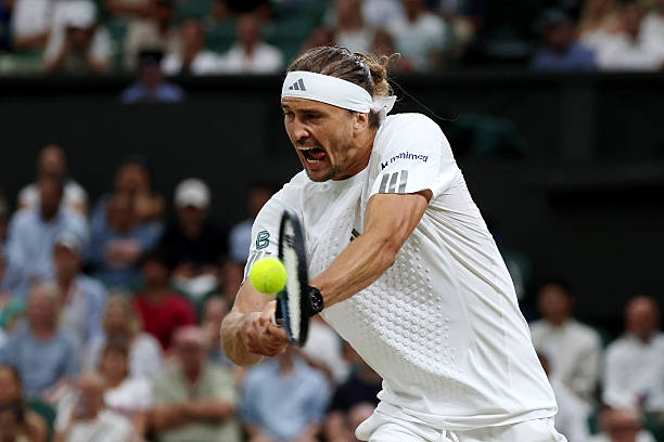 Alexander Zverev en Wimbledon 2026.