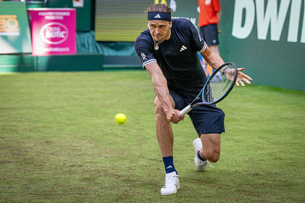 Alexander Zverev durante el ATP Halle 2026.