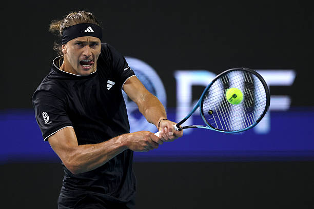 Zverev durante il Miami Open 2026.