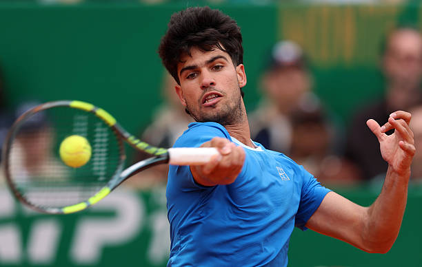 Carlos Alcaraz, preparado para ganar a Sinner en Montecarlo. Foto: gettyimages
