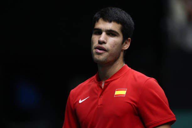Carlos Alcaraz, problemas Copa Davis. Foto: gettyimages