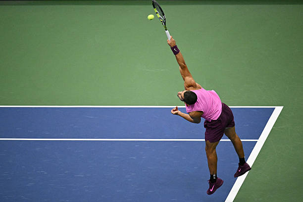 阿尔卡拉斯，发球的重要性。照片：gettyimage