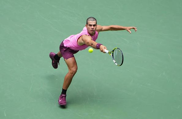 Carlos Alcaraz at US Open 2025. Photo: Getty