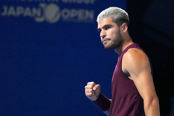 Alcaraz, victoire à Tokyo. Photo: gettyimages