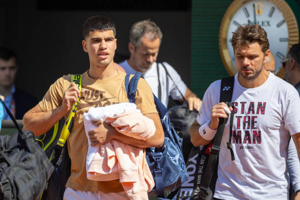 卡洛斯·阿尔卡拉斯和斯坦·瓦林卡，梦幻对决。图片：gettyimages