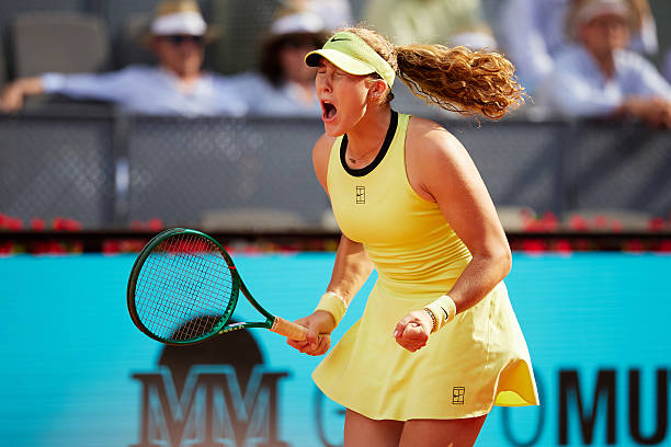 Andreeva habló sobre la presión y las estadísticas. Fuente: Getty