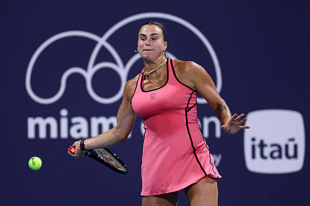 Aryna Sabalenka parla del cambio di pista a Miami. Foto: gettyimages