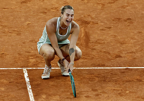 Aryna Sabalenka, sconfitta a Madrid. Foto: gettyimages