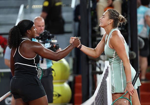 Baptiste y Sabalenka, conclusiones en Madrid. Foto: gettyimages