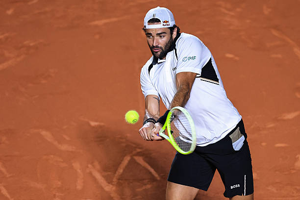 Berrettini debutará en Chile esta misma noche, último paso en su gira por Sudamérica. Fuente: Getty