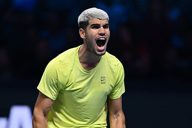 Carlos Alcaraz, distancia número 1. Foto: gettyimages