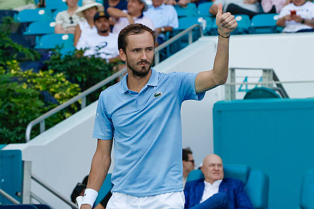 Daniil Medvedev encara el Miami Open repleto de confianza. Fuente: Getty