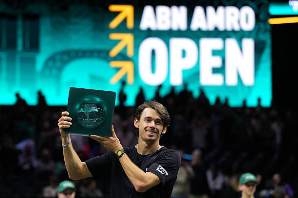 Álex de Miñaur, campeón en Rotterdam. Foto: gettyimages