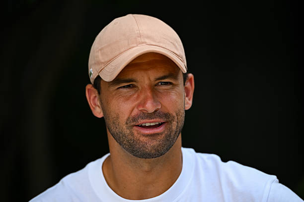 Grigor Dimitrov, excitement at Wimbledon 2026. Photo: gettyimages