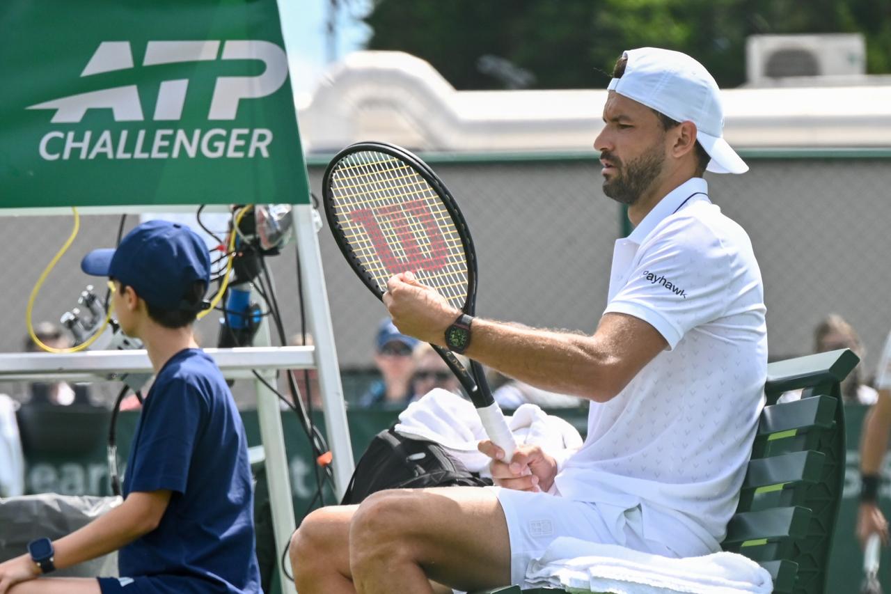Dimitrov, the main attraction at the Dublin Challenger.