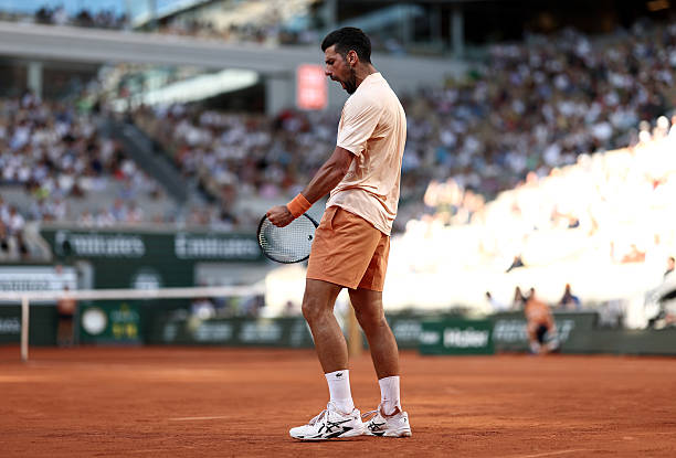 Djokovic celebra su victoria ante Royer. Foto: gettyimages