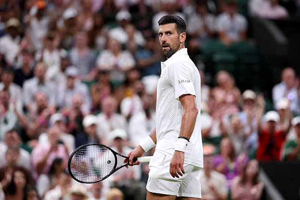 Novak Djokovic, challenging at Wimbledon 2026. Photo: gettyimages