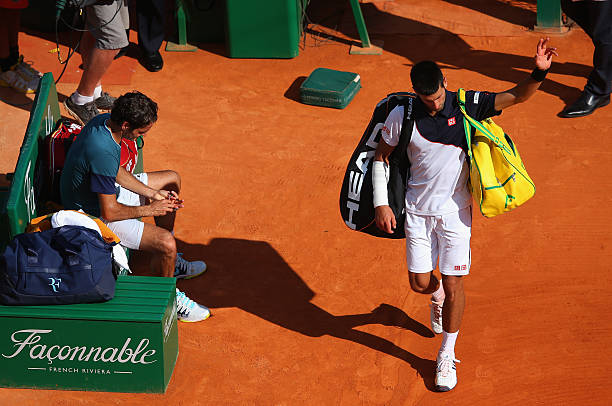 Djokovic, défaite à Monte-Carlo 2014. Photo: gettyimages